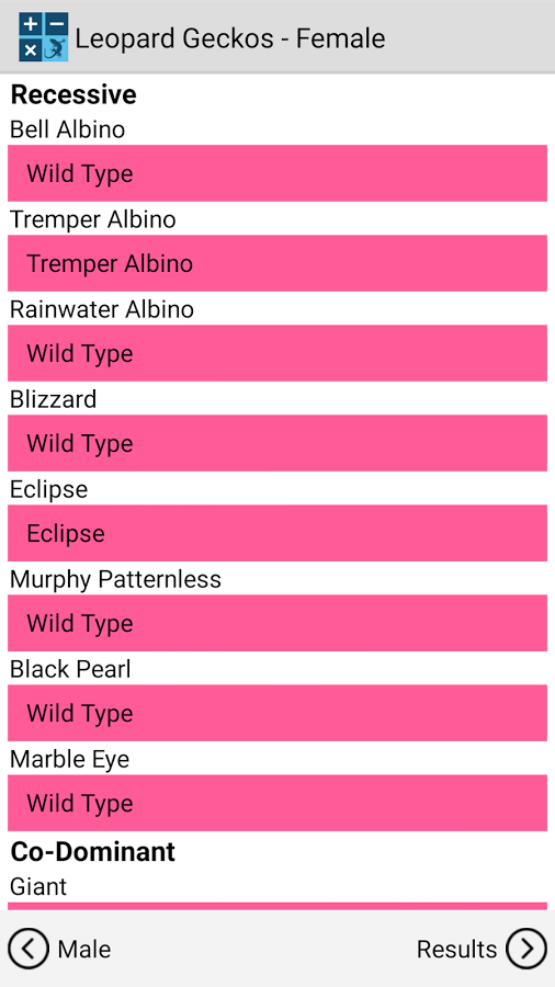 Reptile Calculator