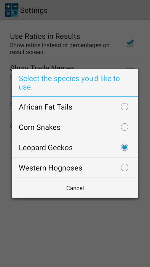 Reptile Calculator