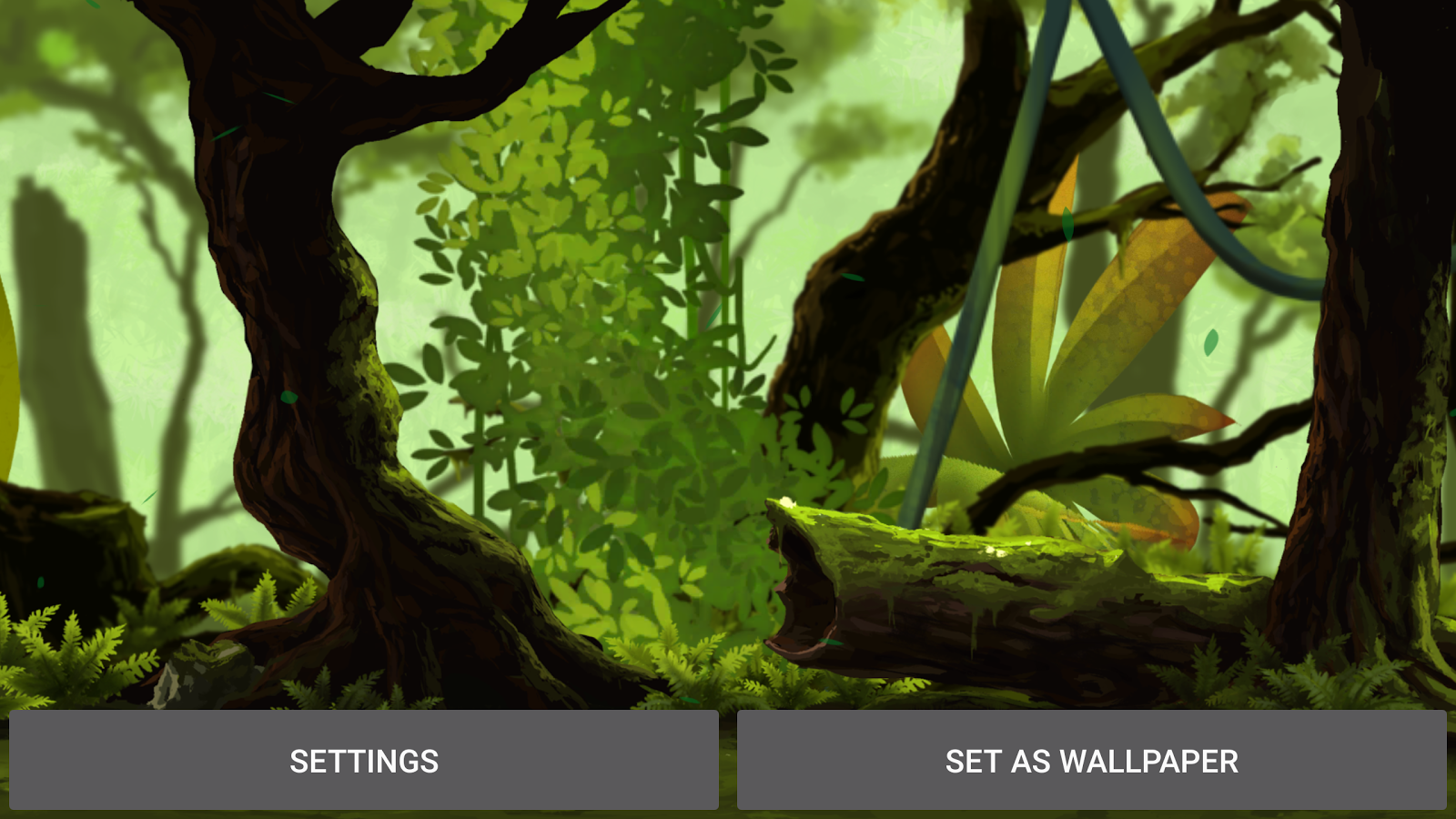 Mossy Forest Live Wallpaper