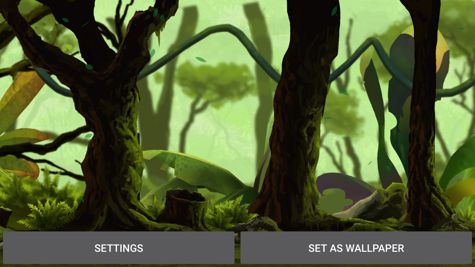 Mossy Forest Live Wallpaper