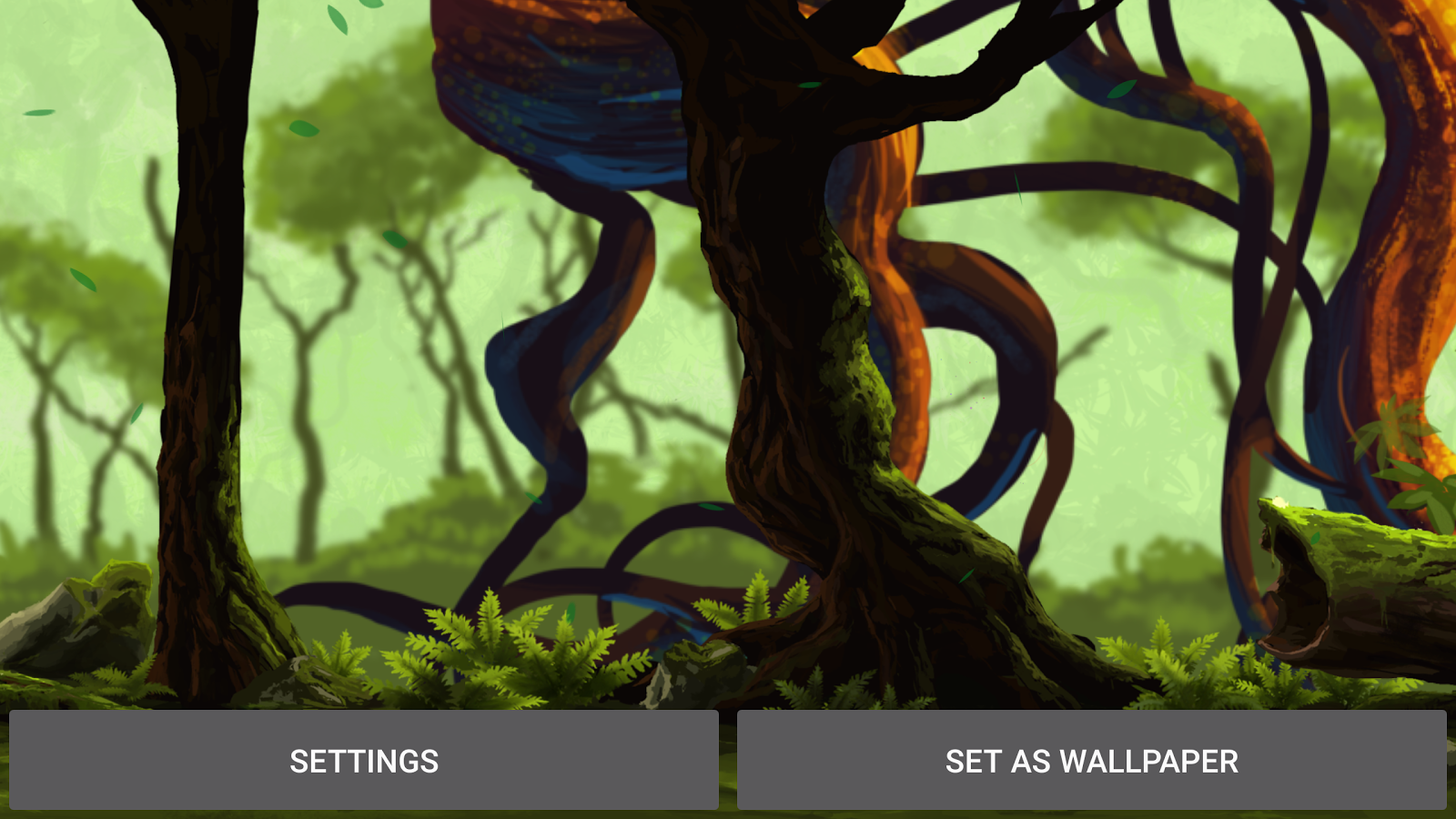 Mossy Forest Live Wallpaper