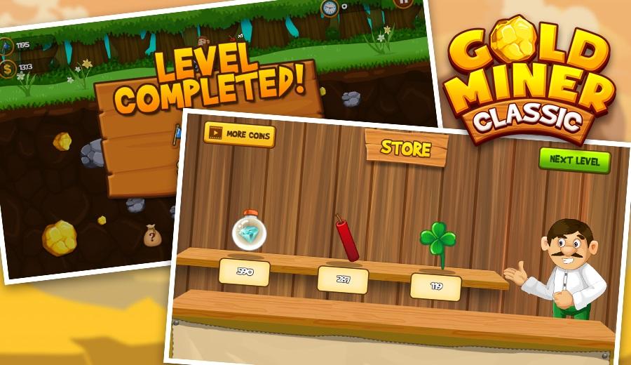 Gold Miner 2018 - Gold Mine Classic Version (Mod Money)