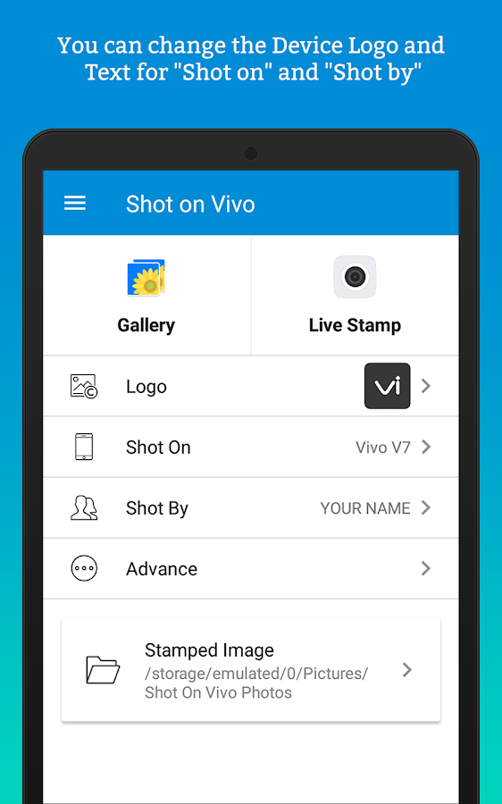 ShotOn for Vivo: Add Shot on tag to Gallery Photo