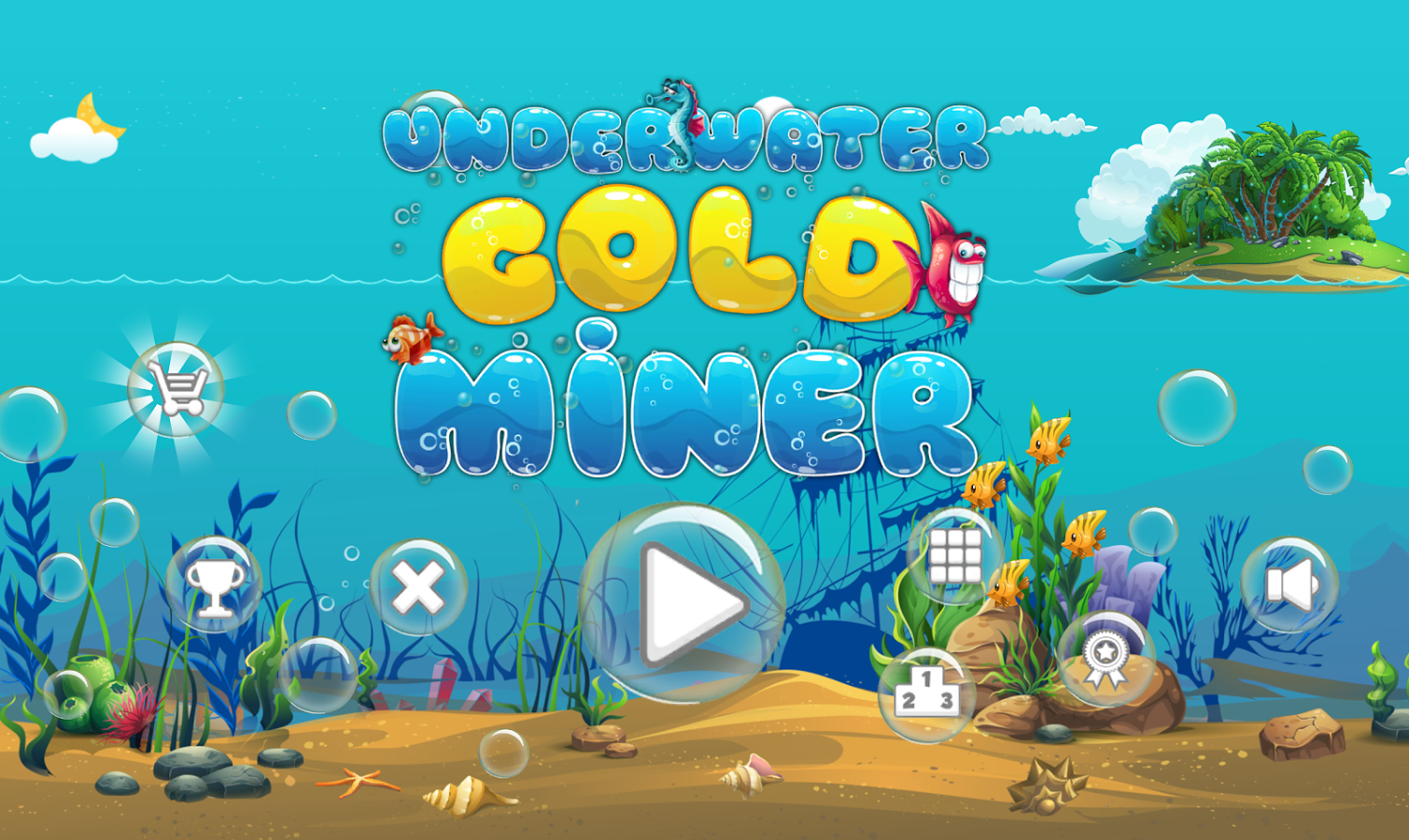 Underwater Gold Miner (Mod Money)