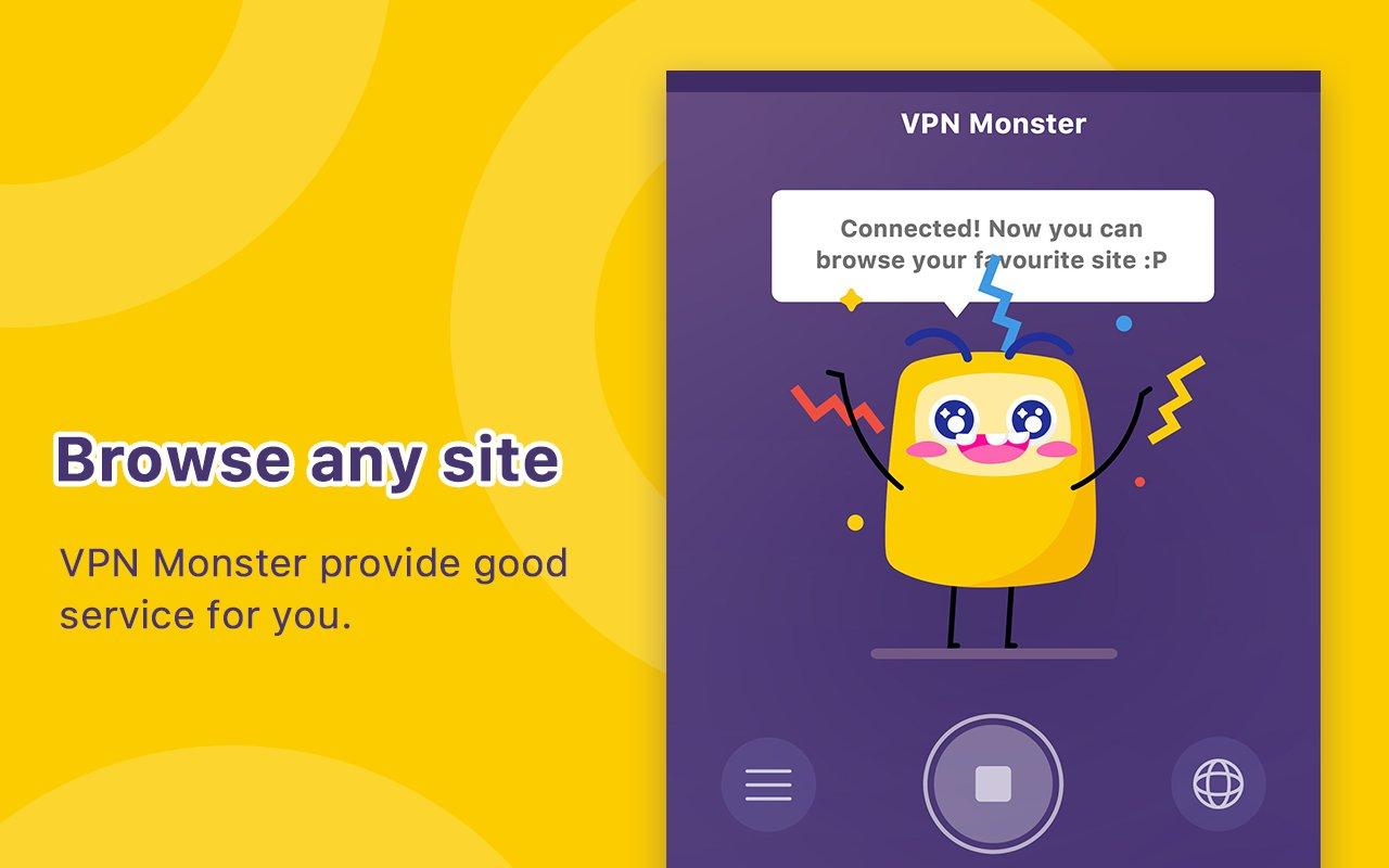 VPN Monster - free unlimited & security VPN proxy