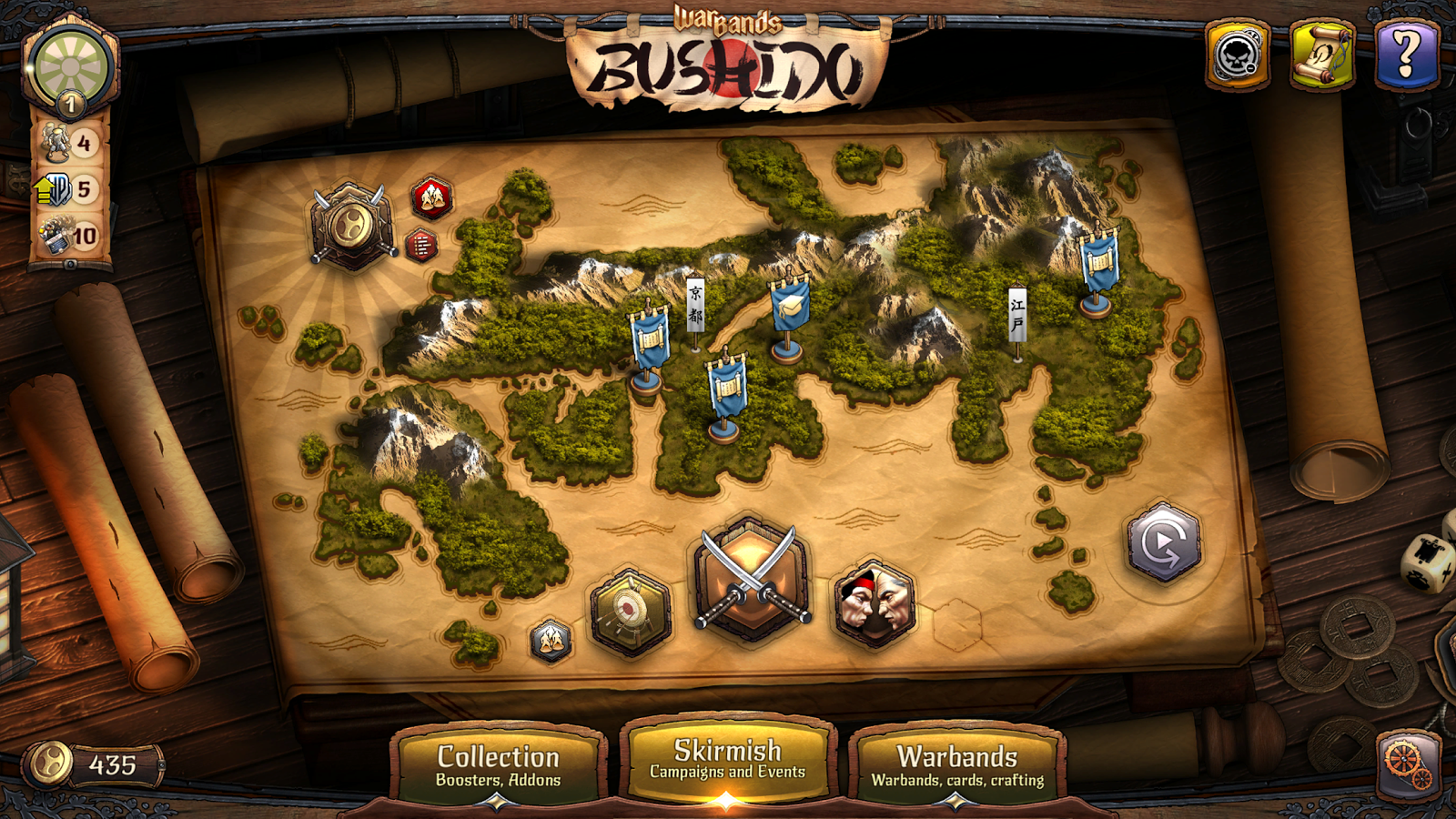 Warbands: Bushido - Tactical Miniatures Board Game