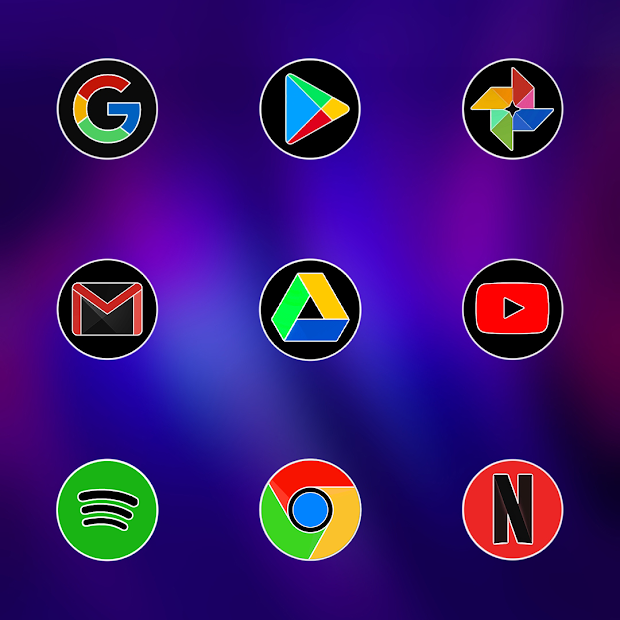 PIXEL FLUO - ICON PACK [Patched]