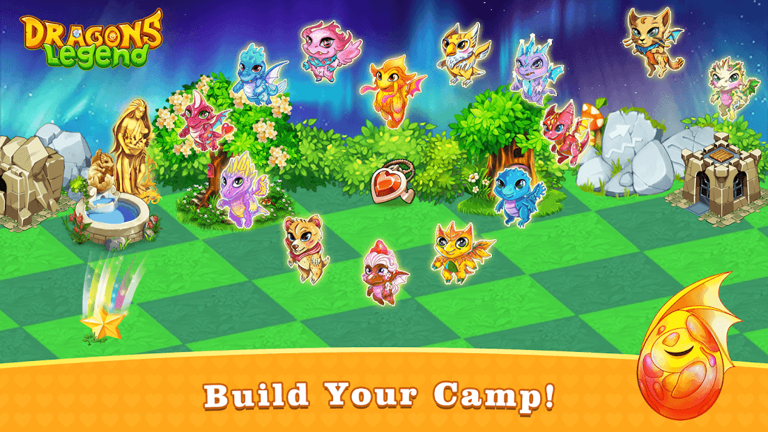 Dragons Legend - Merge and Build Game ( Mod free shopping )