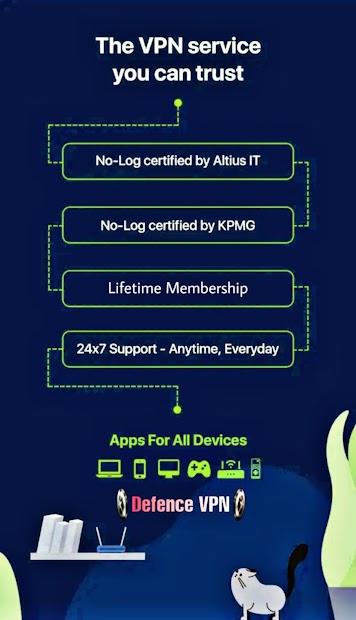 Defence VPN -Pay Once For Life (Mod)