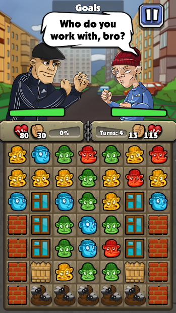 Gopnik. Puzzles adventure (free shopping)