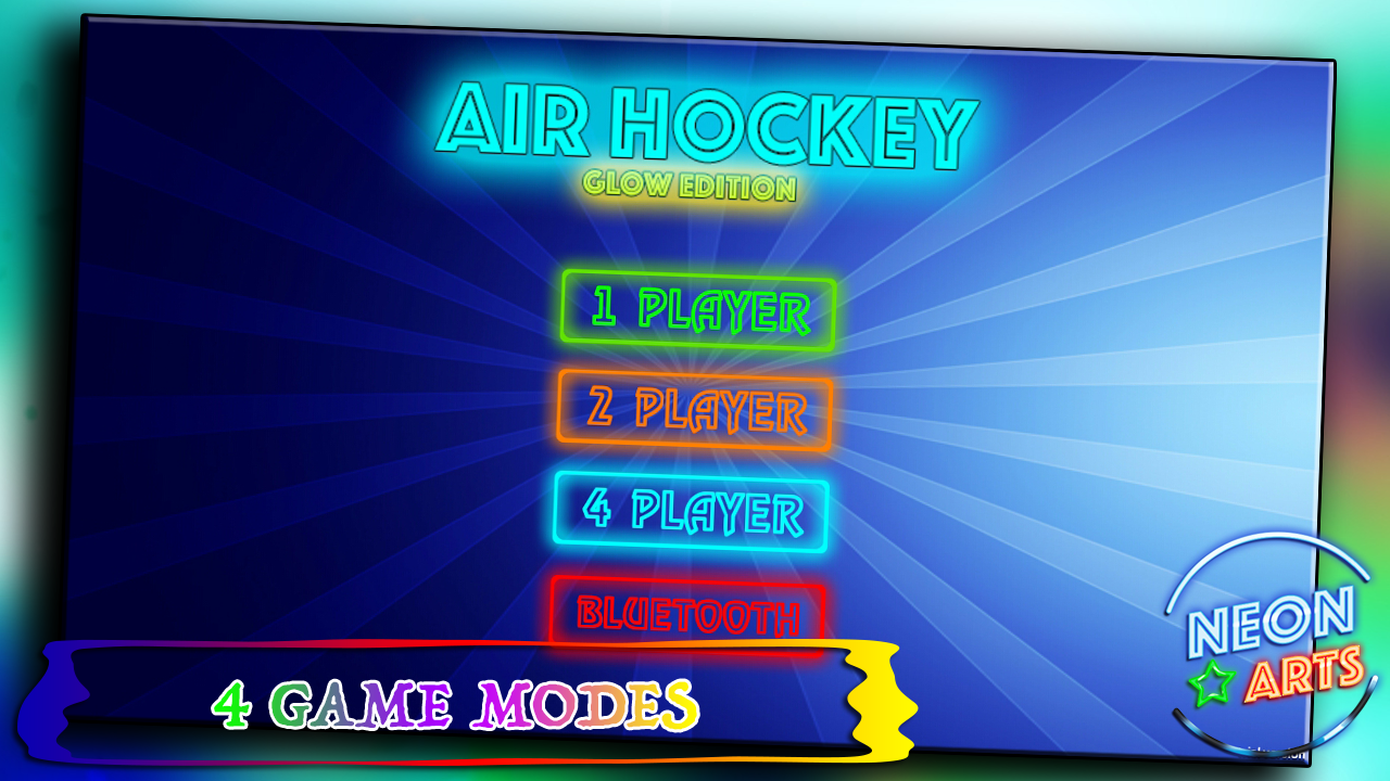 Air Hockey Glow Edition Pro