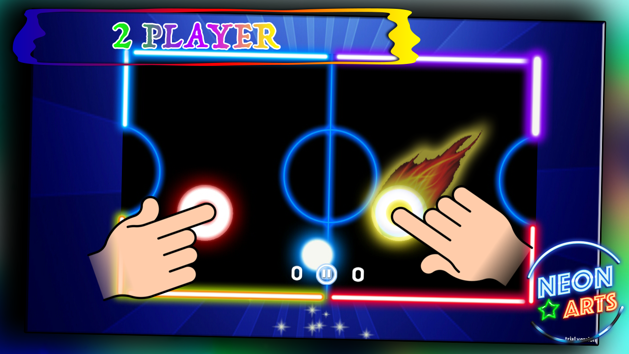 Air Hockey Glow Edition Pro