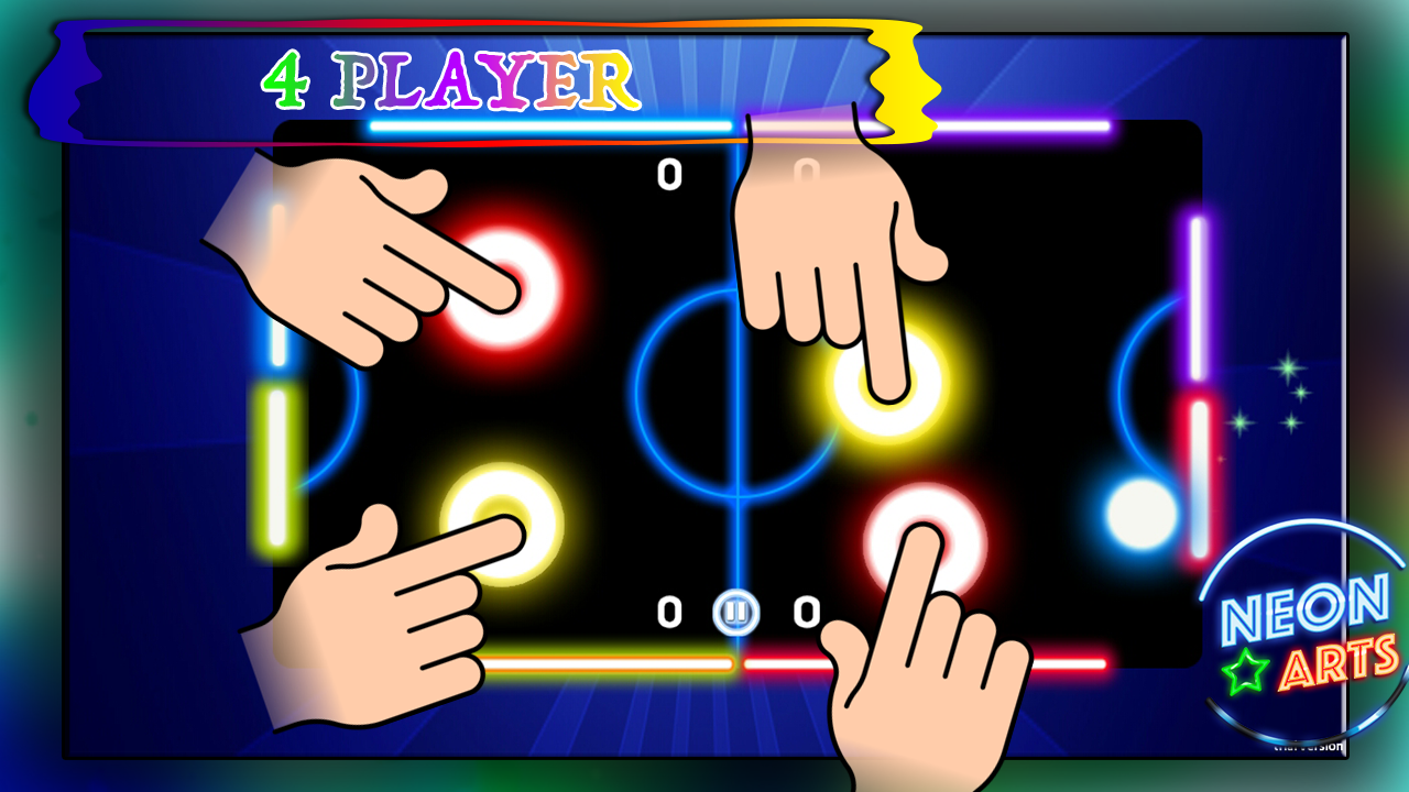 Air Hockey Glow Edition Pro