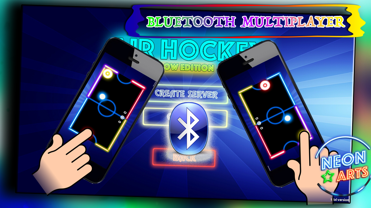 Air Hockey Glow Edition Pro