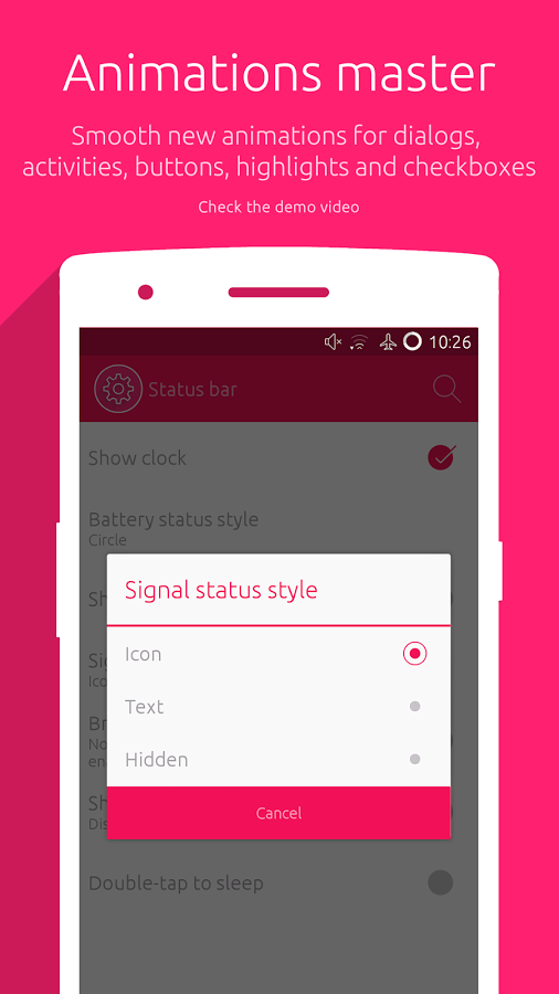 Arrayies Magenta CM12/11 theme