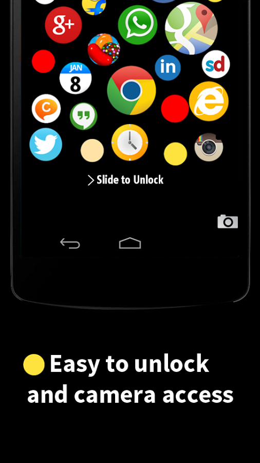 Bubble Screen Lock Launcher
