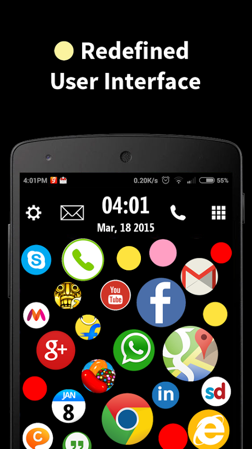 Bubble Screen Lock Launcher