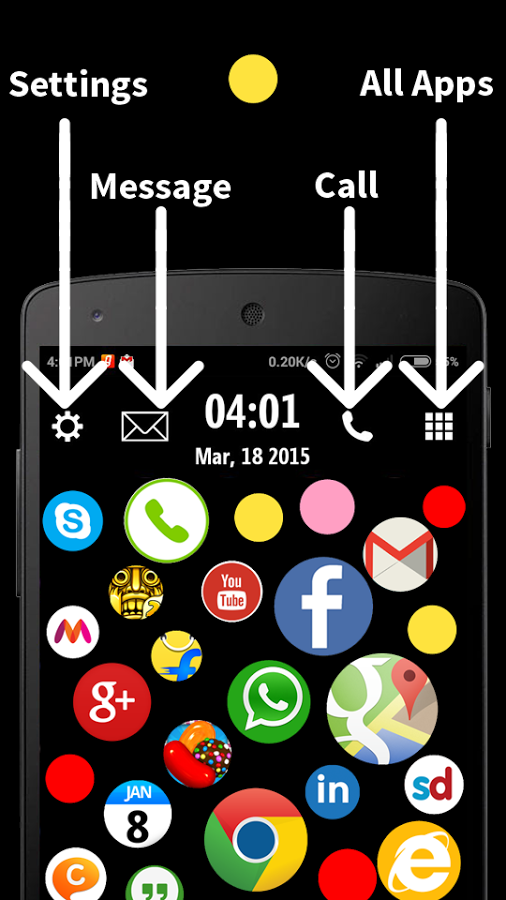 Bubble Screen Lock Launcher
