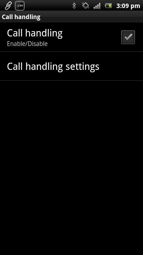 Call handling smart extension