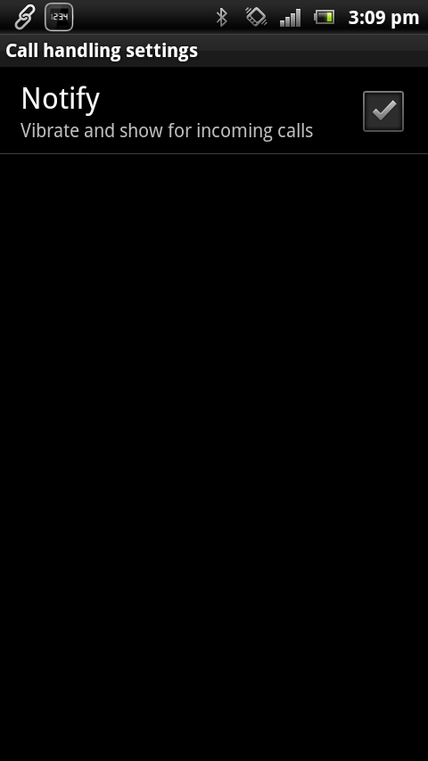 Call handling smart extension