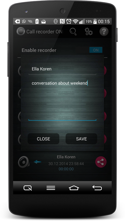 Call Recorder One Touch Full