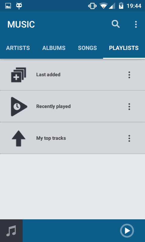CM 12 Sense 7 Blue Theme