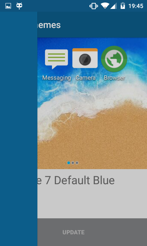 CM 12 Sense 7 Blue Theme