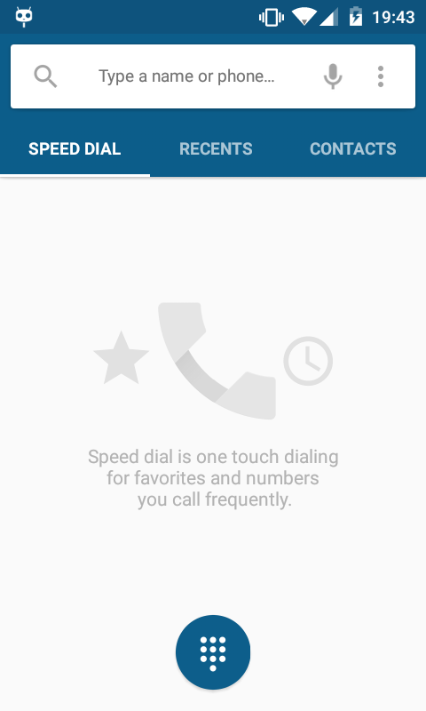 CM 12 Sense 7 Blue Theme
