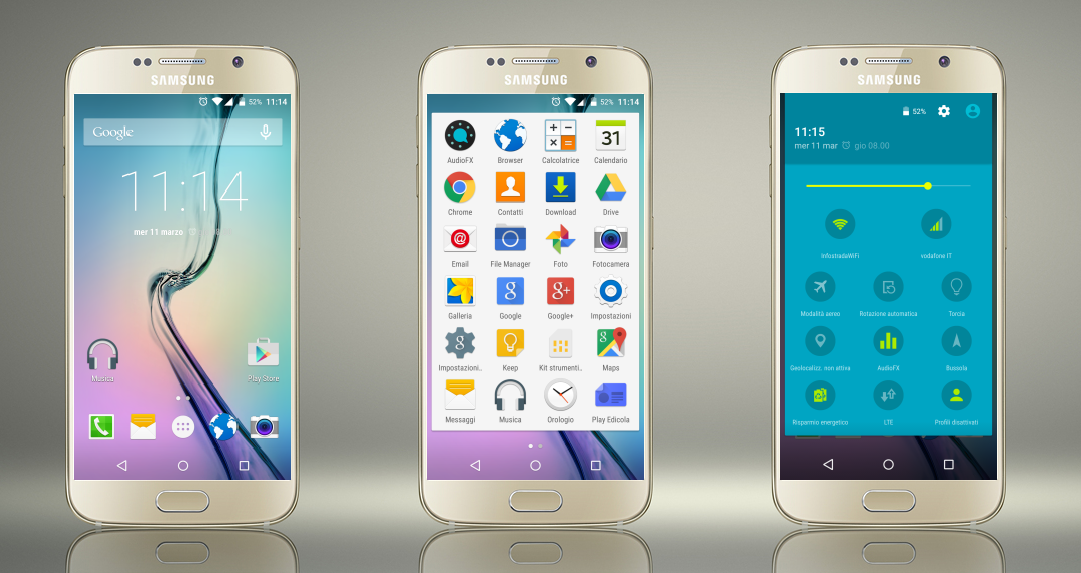 CM12 TouchWiz S6 Theme