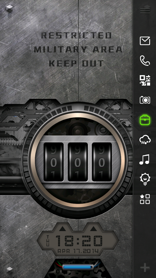 Code Lock Live Locker Theme