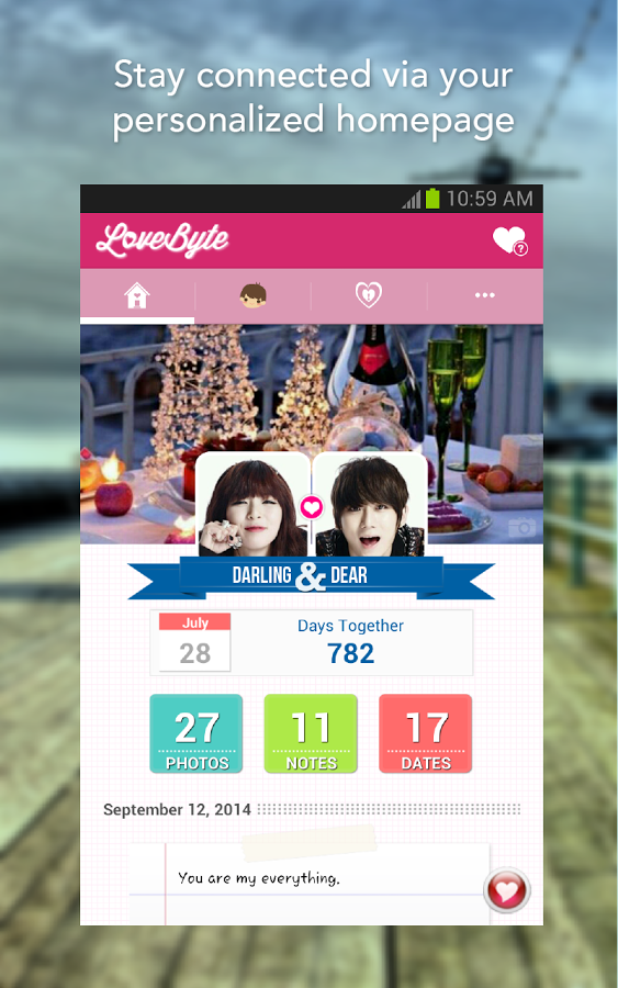 LoveByte - Couples in Love App