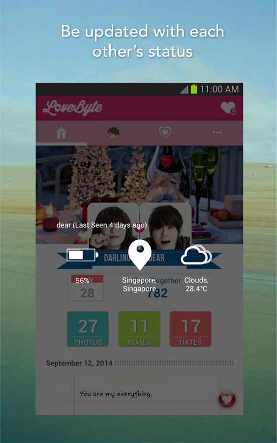 LoveByte - Couples in Love App