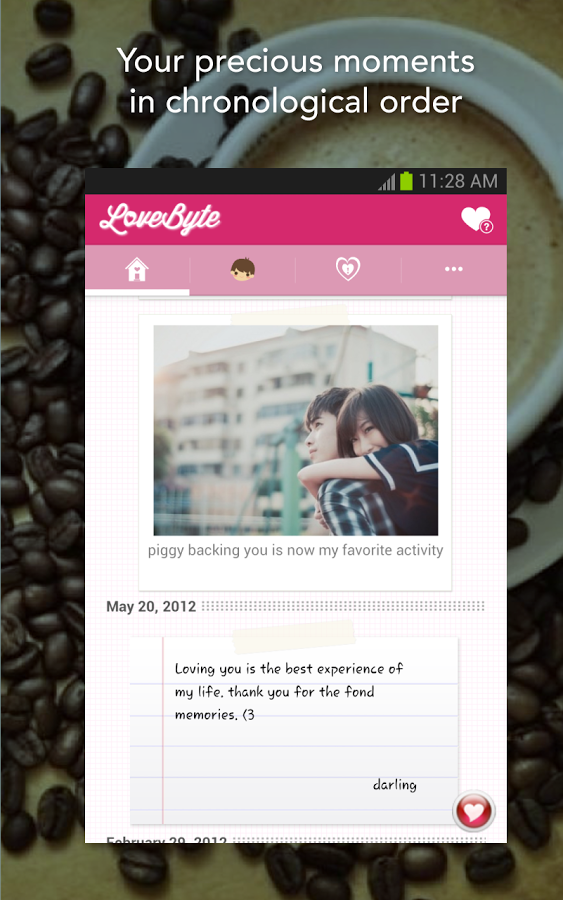 LoveByte - Couples in Love App