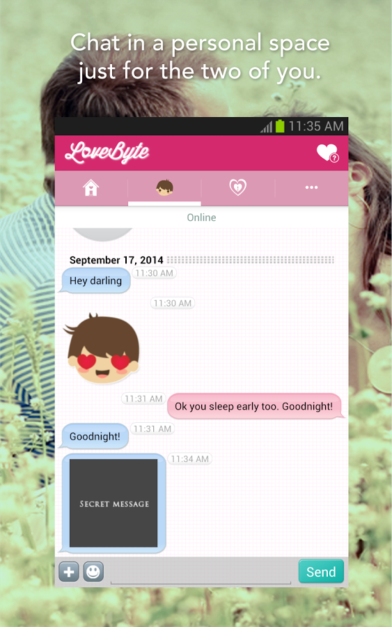 LoveByte - Couples in Love App