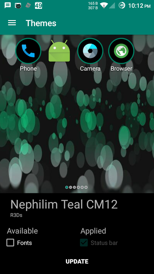 Nephilim Teal CM12 Theme