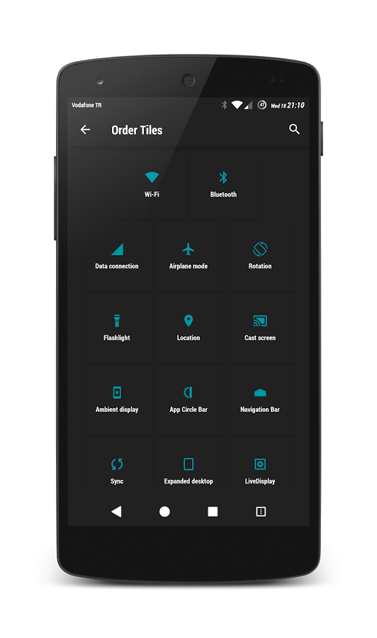 PitchBlack™ (G-Cyan) Theme