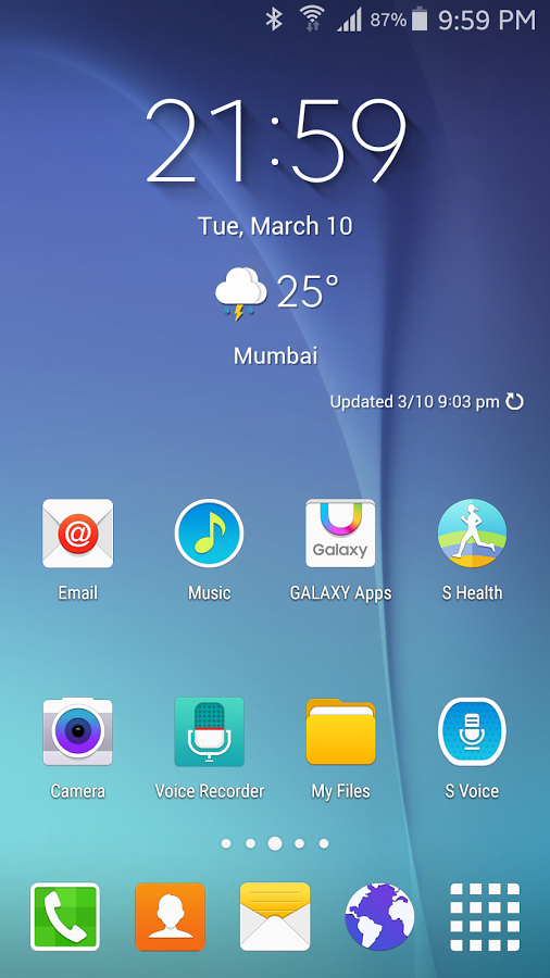 S6 Launcher Theme