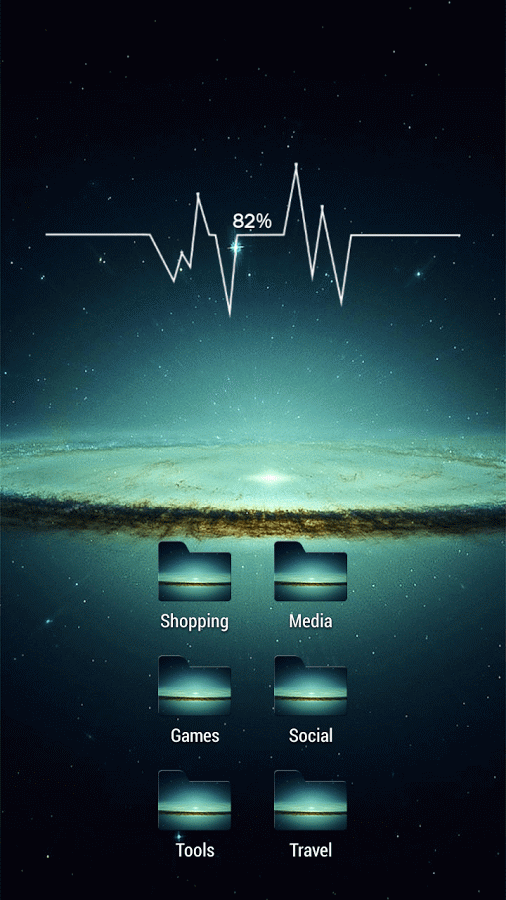 Shine Saturn Star Galaxy Theme