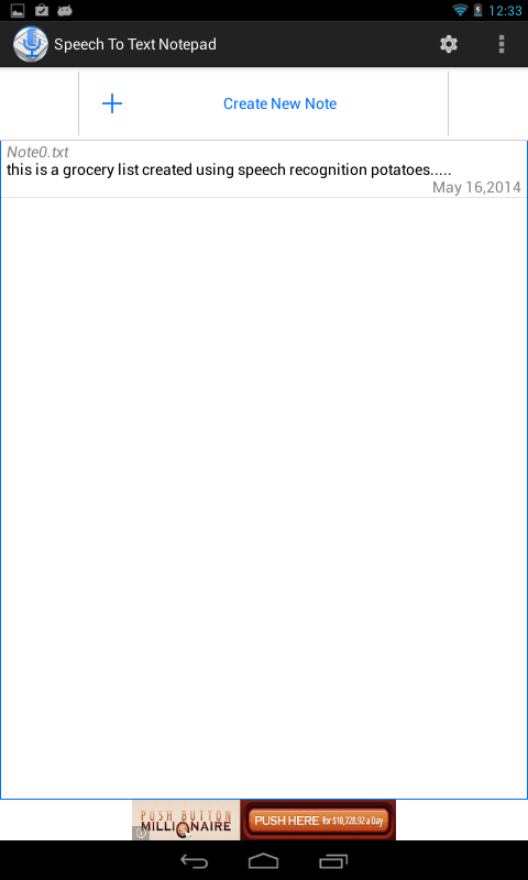 Speech To Text Notepad