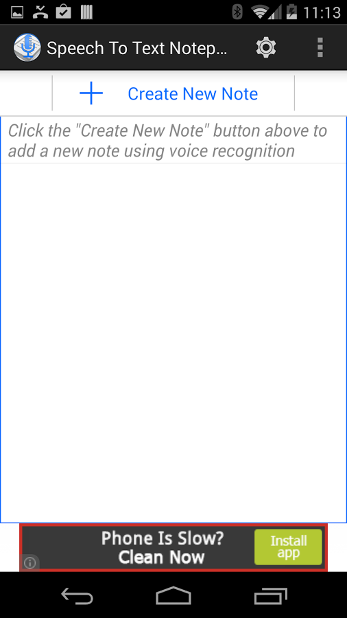 Speech To Text Notepad