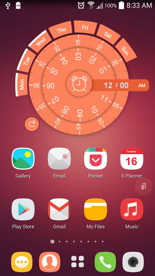 Tsf launcher. Orange Theme.