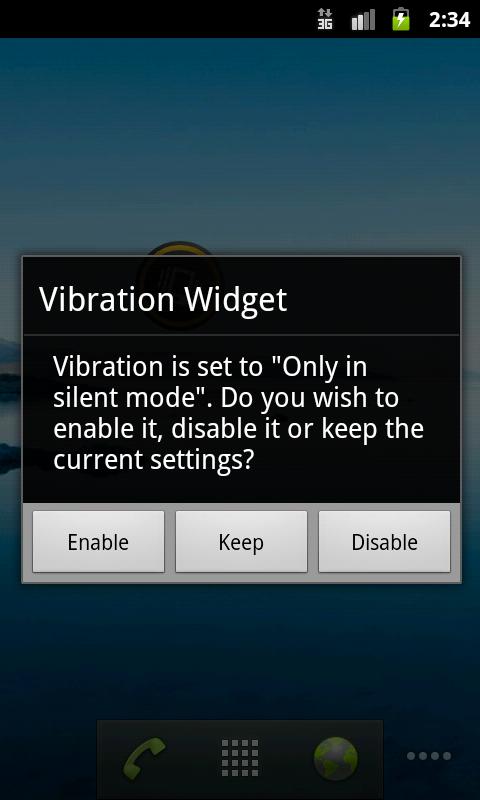 Vibration Widget