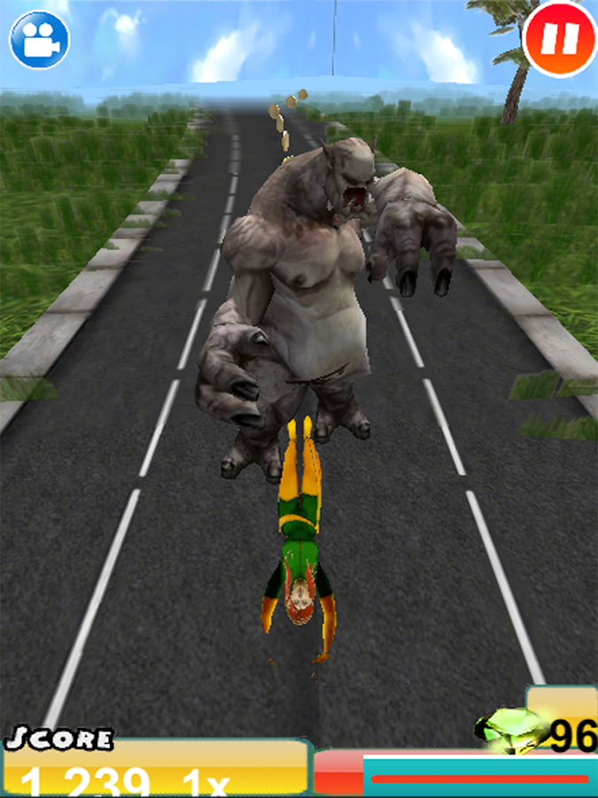 X-Wars: Mutants 3D Run & Smash