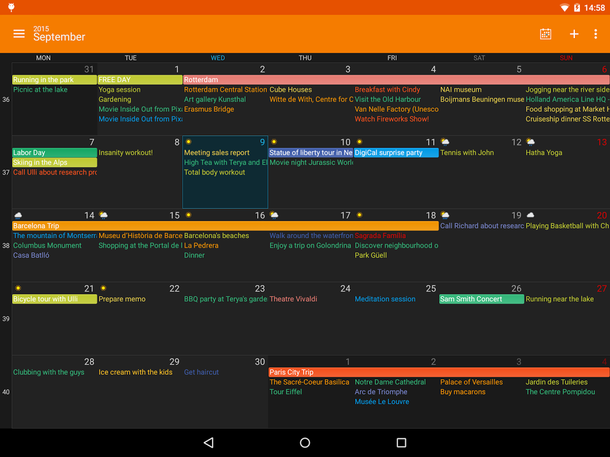 Download DigiCal calendar & widgets For Android DigiCal calendar