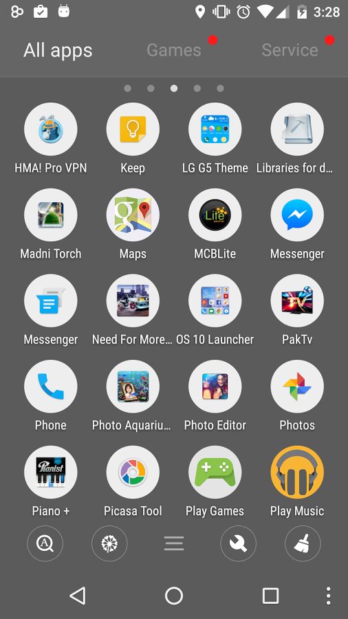 LG G5 Launcher and Theme