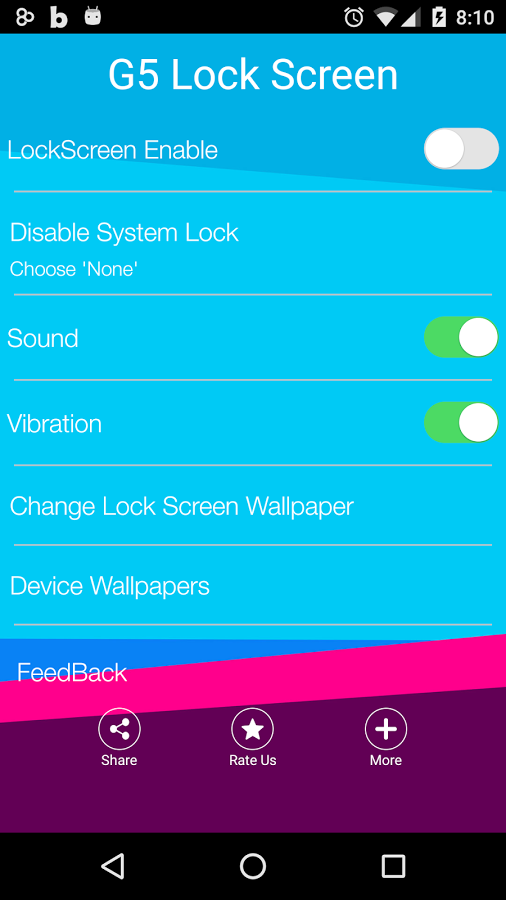 LG G5 Lock Screen