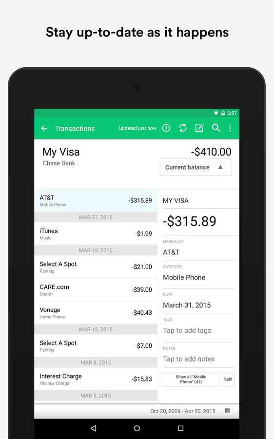 Download Mint: Personal Finance &amp; Money For Android | Mint ...