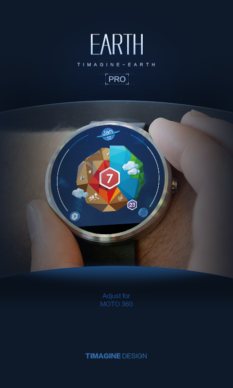 Watch Face Timagine Earth Pro