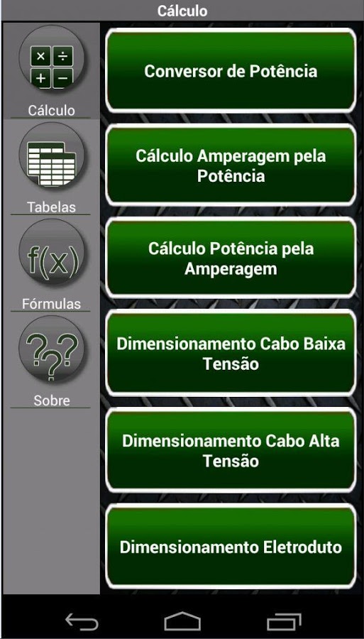 Electrical Calculation memory.