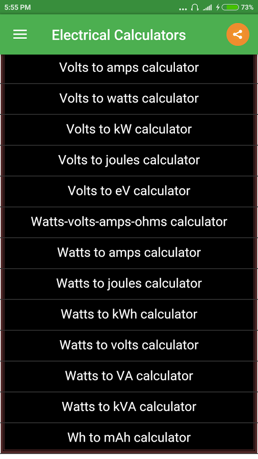 Electrical Calculator